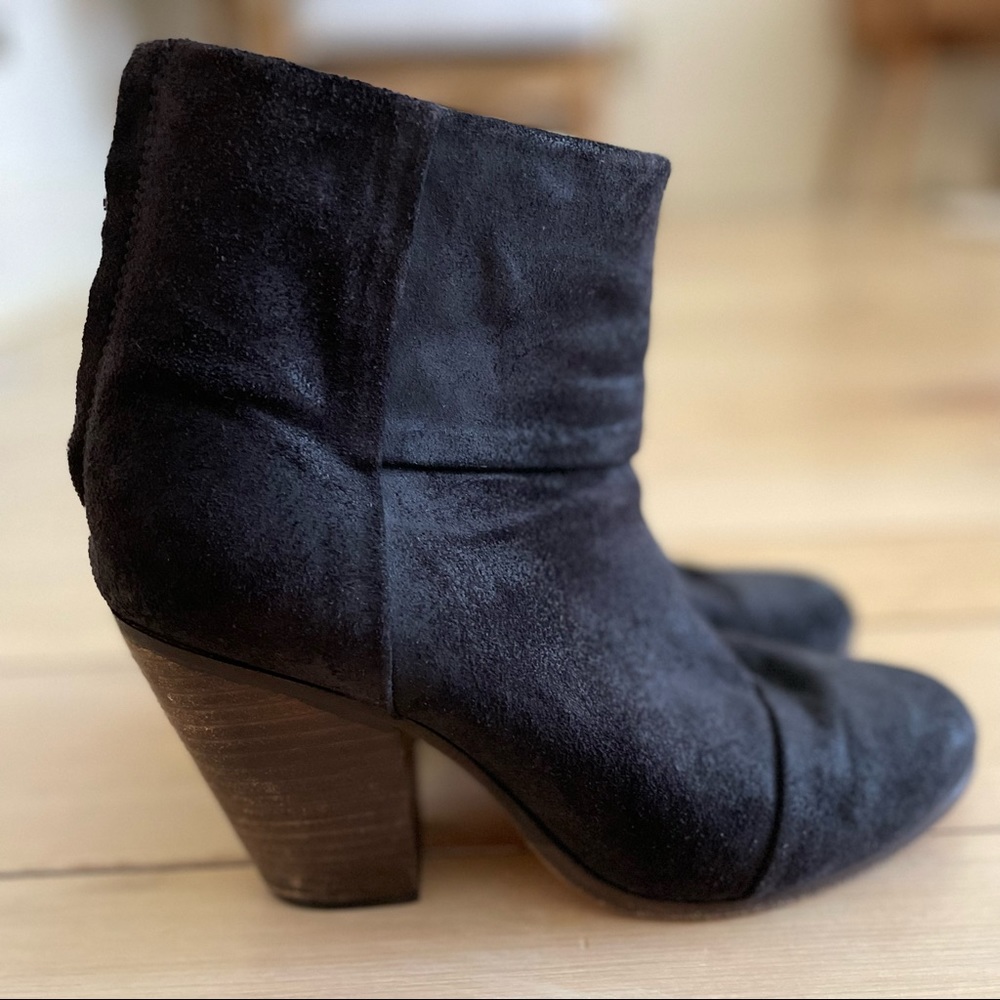 Rag & Bone suede/leather heel bootie/ankle boot 39/8/9